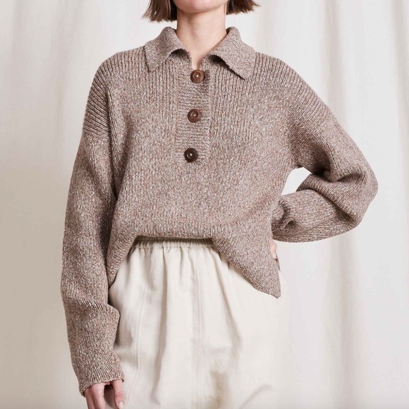 Apiece Apart Sweaters - APIECE APART - MIGUELA SUSTAINABLE KNIT SWEATER - SIZE S